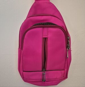 30-UV NEON HOT PINK SLING BAG PURSE